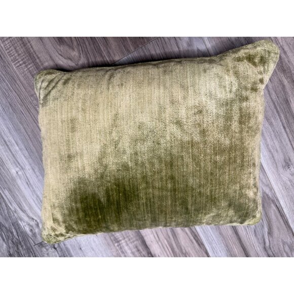 Vtg Wool Needlepoint Floral Throw Pillow Velvet  granny French country cottage - Picture 10 of 10